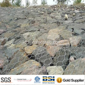 3.0 mm Gabion Basket Gabion untuk Proyek Sungai Bank